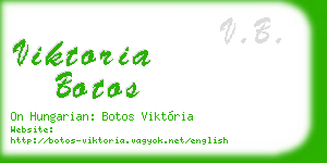viktoria botos business card